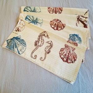 Set of 4 coastal placemats NWOT